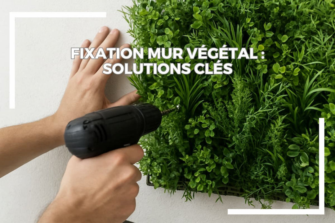 Fixation mur végétal artificiel : les meilleures solutions pour une pose durable et esthétique